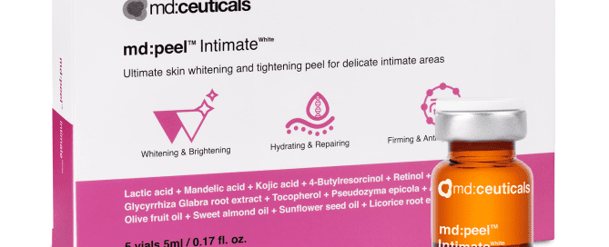 Provides the genital area with a visible whitening and lifting effect