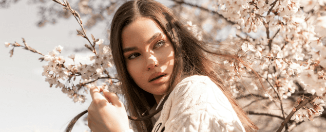 Image showing skincare products for transitioning to lighter, hydrating formulas in spring.