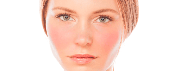 Image showing a skincare product designed to reduce rosacea and soothe sensitive skin at home.
