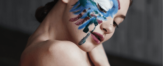 Image showing steps for cleansing, hydrating, and repairing skin after Halloween festivities.